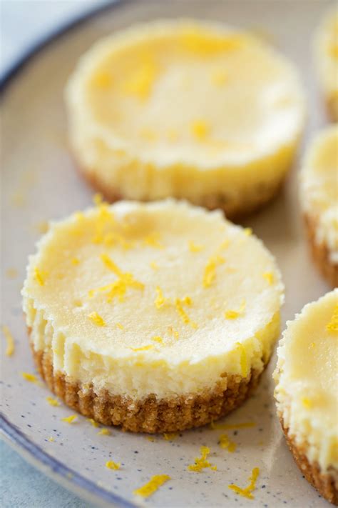 Mini Lemon Cheesecakes Life Made Simple