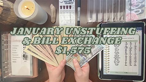 January Unstuffing Bill Exchange 8 500 In Sinking Funds Savings