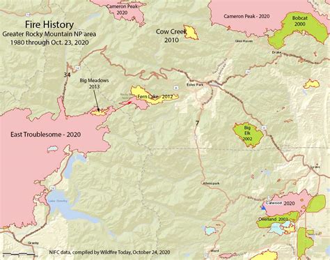 Estes Park Fire Map Corrie Christina