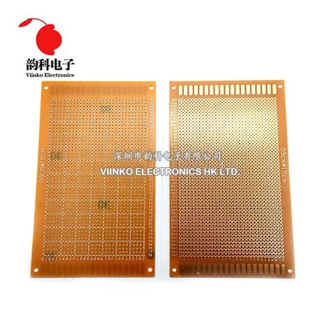 2PCS 9x15cm 9 15 DIY Prototype Paper PCB Universal Experiment Matrix