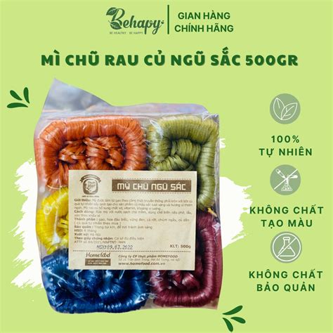 Mì Chũ Rau Củ Ngũ Sắc 500gr Hương Vị Thơm Ngon Tự Nhiên Hỗ Trợ ăn