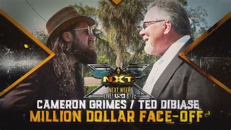 Ted Dibiase Y Cameron Grimes Tendr N Un Careo La Pr Xima Semana En Wwe Nxt