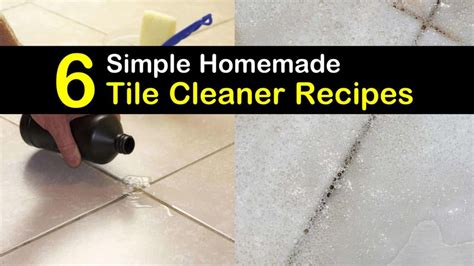 6 Handy Do-It-Yourself Tile Cleaner Solutions