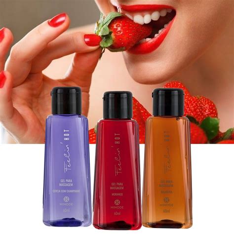Gel Massagem Feelin Hot Hinode Original 60 Ml Shopee Brasil