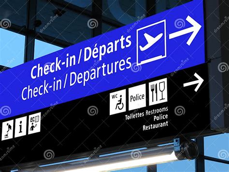 Airport Gate Sign Flight Schedule Airline Stock Image Image Of