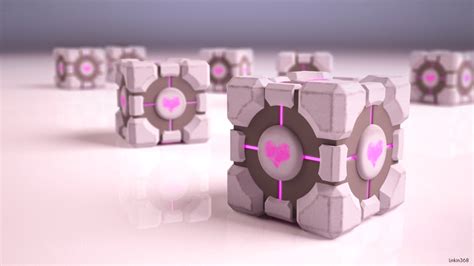 Companion cube Portal by Grumpy-Owl on DeviantArt