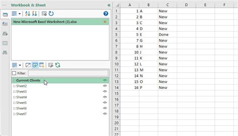 Active Worksheet Excel