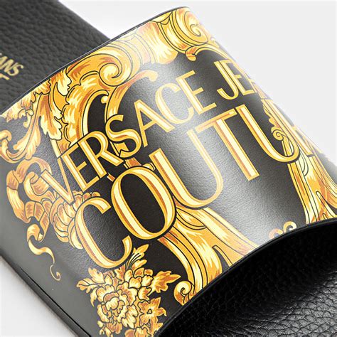 Versace Jeans Couture Claquettes Fondo Slide 73YA3SQ2 Noir