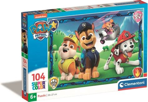 Clementoni Puzzel 104 Stukjes Paw Patrol Kinderpuzzels 6 8 Jaar