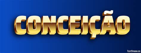 Como Se Escreve Conceição - Conceição Efecto de texto y diseño de logotipos Nombre