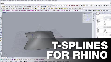 How To Use T Splines For Rhino Youtube