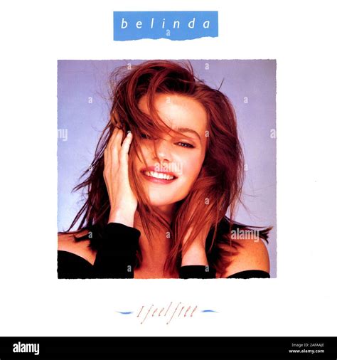 Belinda Carlisle I Feel Fine Vintage Vinyl Album Cover Stock Photo