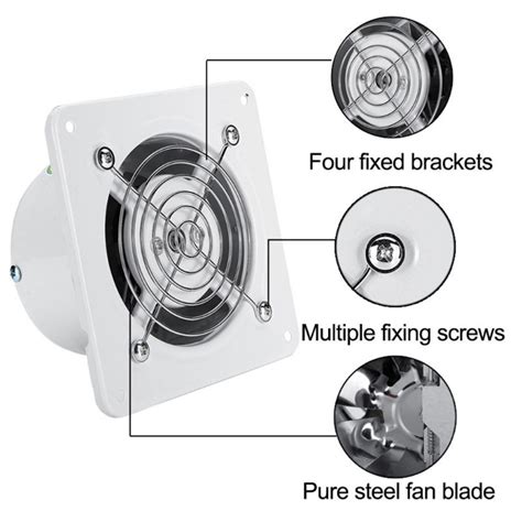 Inch Extractor Ventilator Stille Ventilatie Fans Grandado