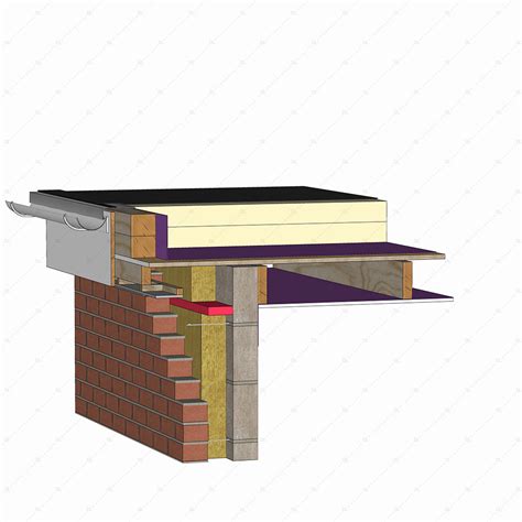 Flat Roof Eaves Detail Drawing