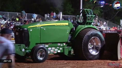 Mid South Pullers Association Limited Pro Stock Tractors Hammond La Saturday Night Youtube