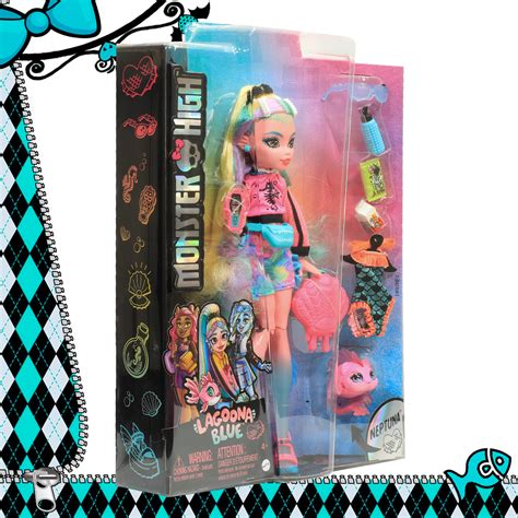 Monster High Doll G Lagoona Blue Con Accesorios Y Pet Piranha