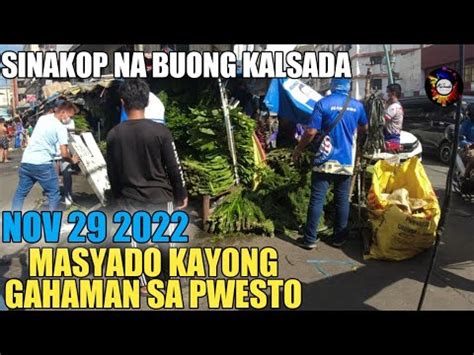 Mga Vendor Sa Dangwa Nabulabog Sa Clearing Operation Youtube