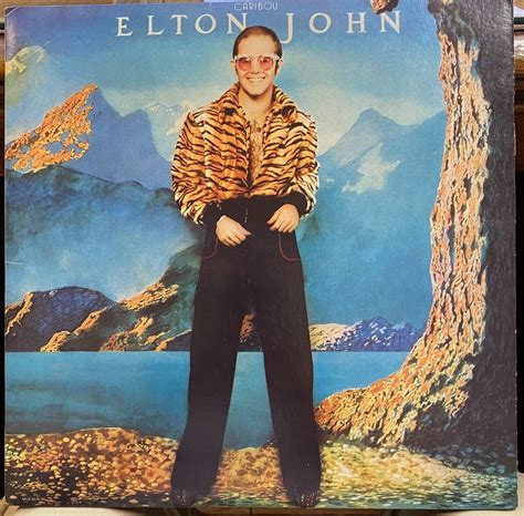 Elton John Caribou Mca Vinyl Lp Original From Collection