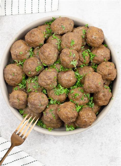 Easy Oven Baked Meatballs No Sauce Healthy Life Trainer