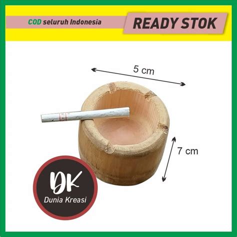 Jual Asbak Rokok Bambu Unik Aesthetic Keren Murah Alamiasbak Shopee