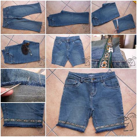 DIY Stylish Shorts from Old Jeans