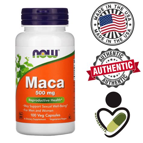 Now Foods Maca Mg Veg Capsules Lazada Ph