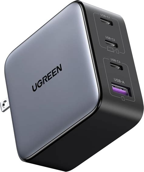 Ugreen Nexode W Cargador Usb C Gan Con Puertos Cargador Tipo C