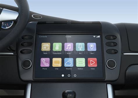 Sistema Multimediale Astuto Del Touch Screen Per L Automobile Immagine