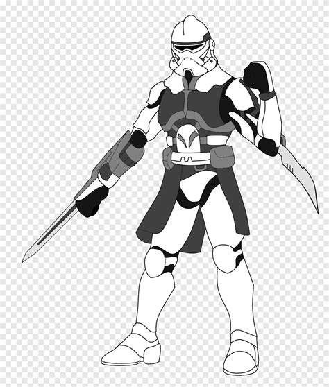 Clone Trooper St Legion Jedi Art Drawing Clone Png Pngegg