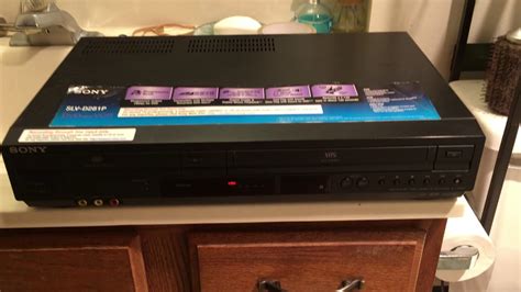 Sony DVD VHS Combo Vídeo Player Recorder SLV D281P YouTube