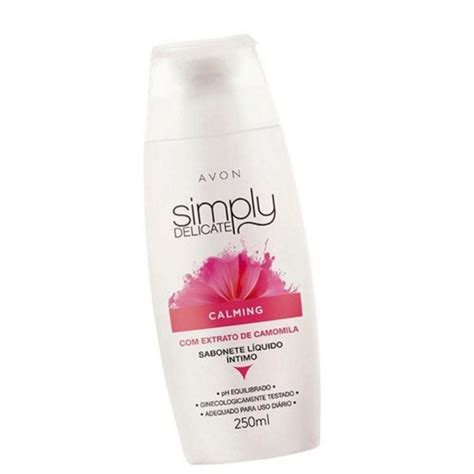 Sabonete L Quido Ntimo Simply Delicate Calming Ml Avon Shopee Brasil