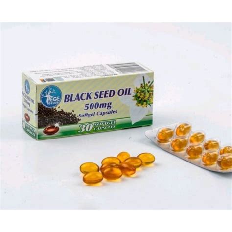 Ege Black Seed Oil 500mg Softgel Capsules Habbatus Sauda Lazada