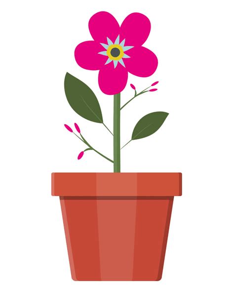 Flower Pot Clipart - ClipartLib.Com