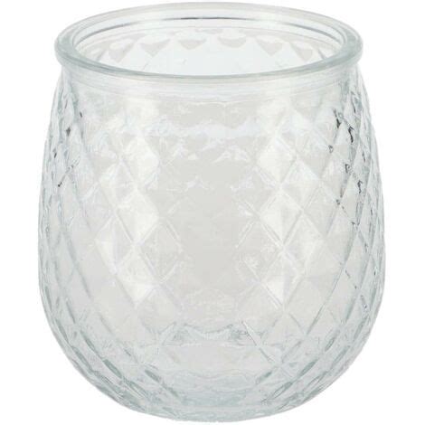 Becher Aus Abgerundetem Glas Transparent Tendance