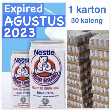 Jual BISA COD SUSU BERUANG BEAR BRAND NESTLE 189 ML 30 KALENG KRAT