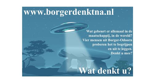 Borger Denkt Na Denkt U Mee Denkt U Mee