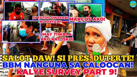 KALYE SURVEY PART 9 SA MUNUMENTO SALOT DAW SI PRES DUTERTE BBM