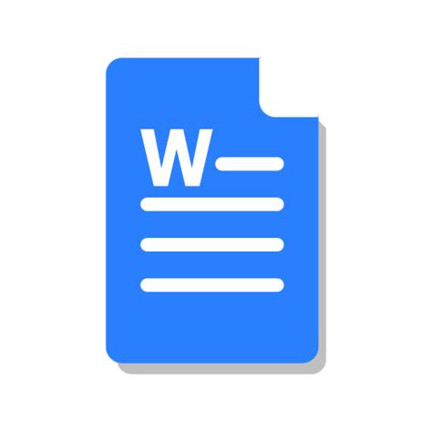 Blue, doc, ms, office, word icon - Free download