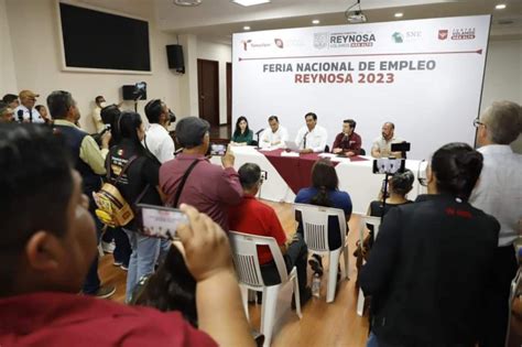 Anunció Alcalde Feria Nacional de Empleo Reynosa 2023 Administración