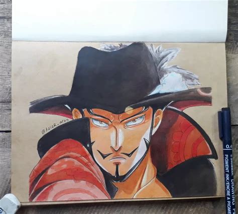 Drawing Mihawk OP Anime Artwork Anime Drawings