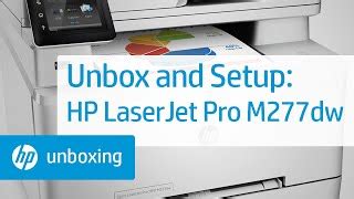 HP Color LaserJet Pro MFP M277dw Setup | HP® Support