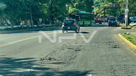 Prevalecen Enormes Baches En Libramiento Colosio NoticiasPV