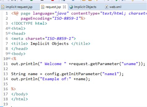 JSP Implicit Objects 9 Implicit Objects In JSP Complete Tutorial On