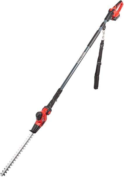 Telescopic Cordless 20V Hedge Trimmer Cutter Extended Reach 2 4m Pole