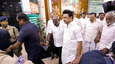 Afternoon Brief Tamil Nadu Cm Stalin Meets Senthil Balaji At Hospital