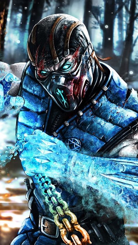 Sub Zero Ice Kombat Mortal Mortal Kombat Sub Zero Zero HD Phone