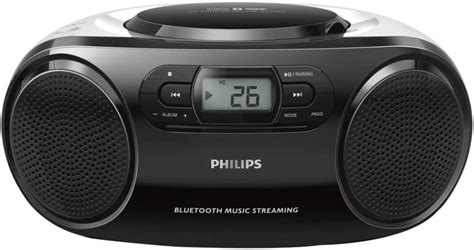 Philips Portable Cd Player Boombox Bluetooth Stereo Sound System Mp3 Fm Radio