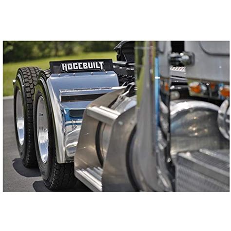 Hogebuilt 30 16 Gauge 430 SS Millennium Semi Truck Quarter Fenders Pair