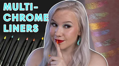 Multichrome Monday Sugar Drizzle Multichrome Liners Swatches Demo