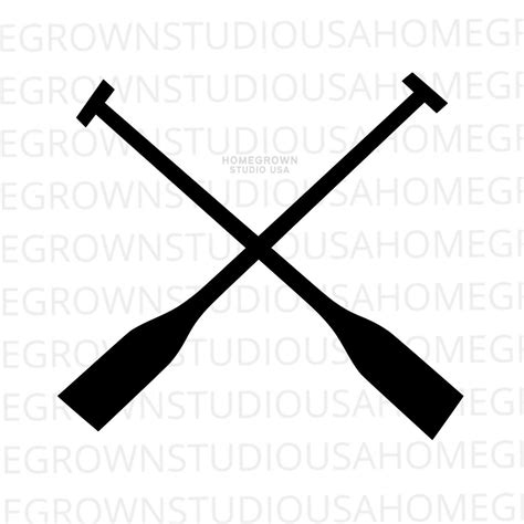 Canoe Paddles Svg Crossed Paddles Svg Canoe Paddle Clipart Kayak